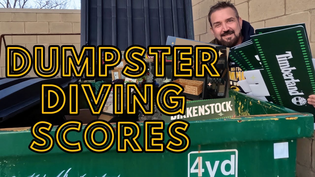 What Do Stores Throw Out After Christmas? Dumpster Diving Haul