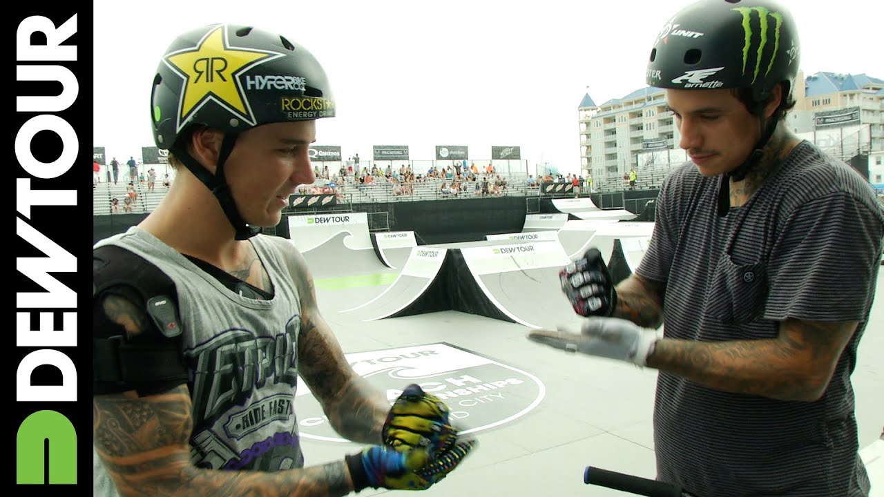 Logan Martin vs Kyle Baldock in Game of B.M.X., 2014 Dew Tour Beach Championships