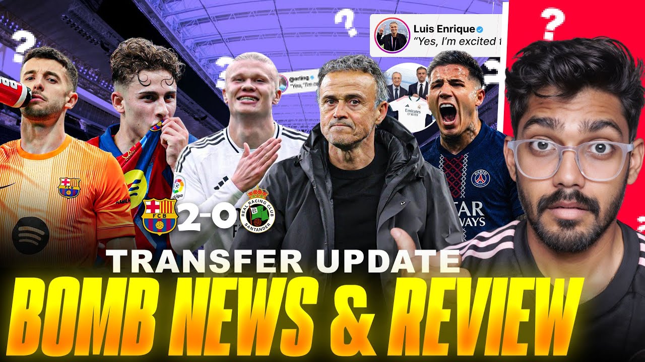 Joan Garcia SAVES Barca AGAIN 2-0 | Haaland, Luis Enrique to Real Madrid ? Enzo to PSG !
