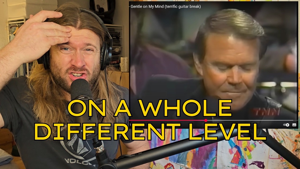 GLEN CAMPBELL Reaction - Gentle On My Mind (this was crazy!)