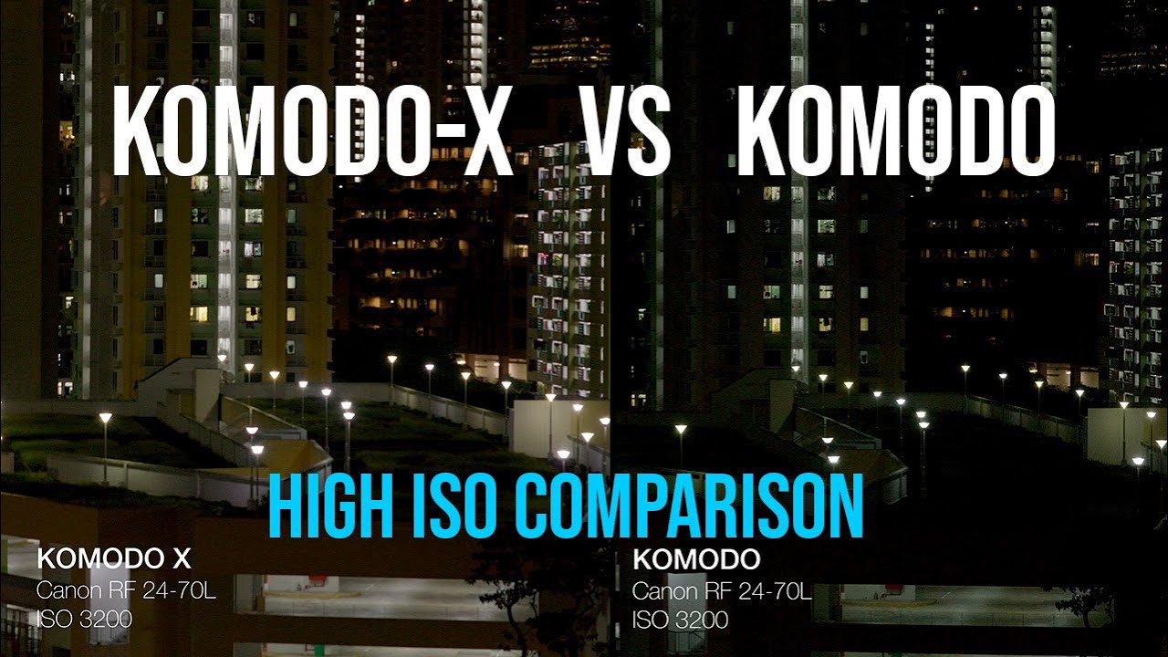 RED Komodo-X vs Komodo - High ISO Footage Comparison