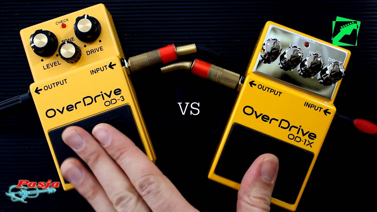 BOSS OD-3 vs BOSS OD-1X - demo, reamping test