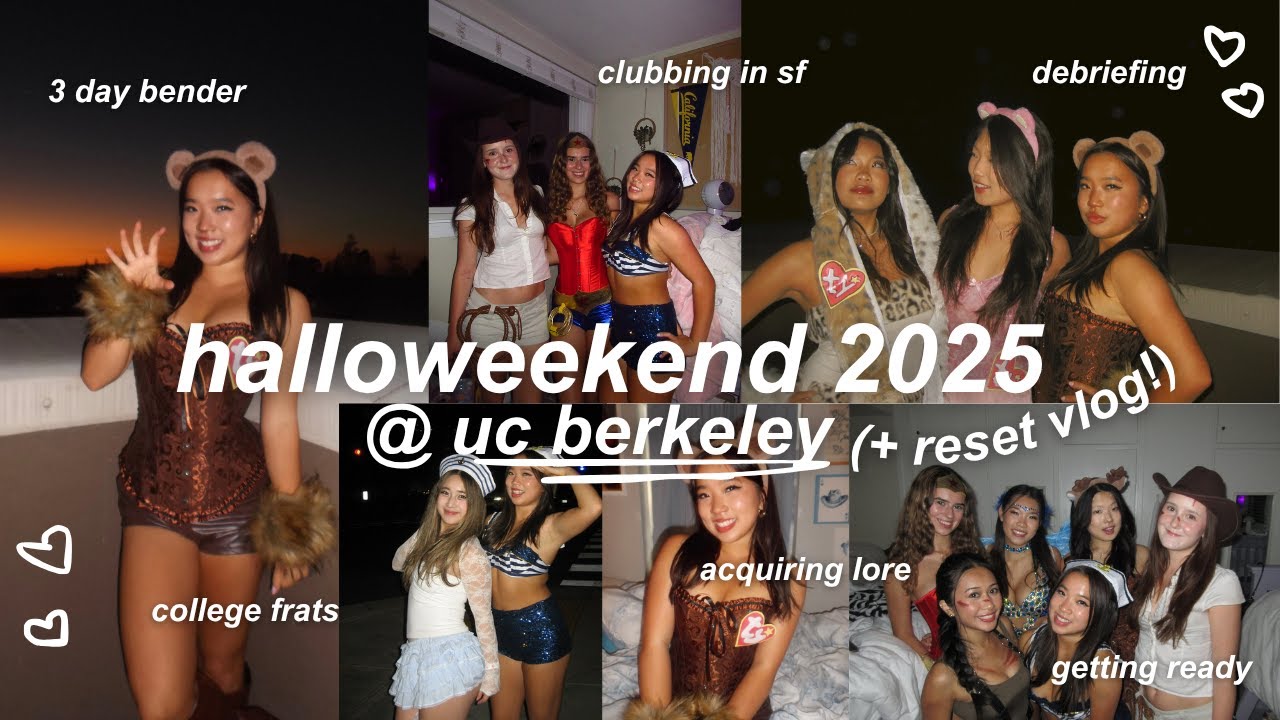 UC BERKELEY HALLOWEEKEND | halloween 2025 @ uc berkeley + ultimate post bender reset