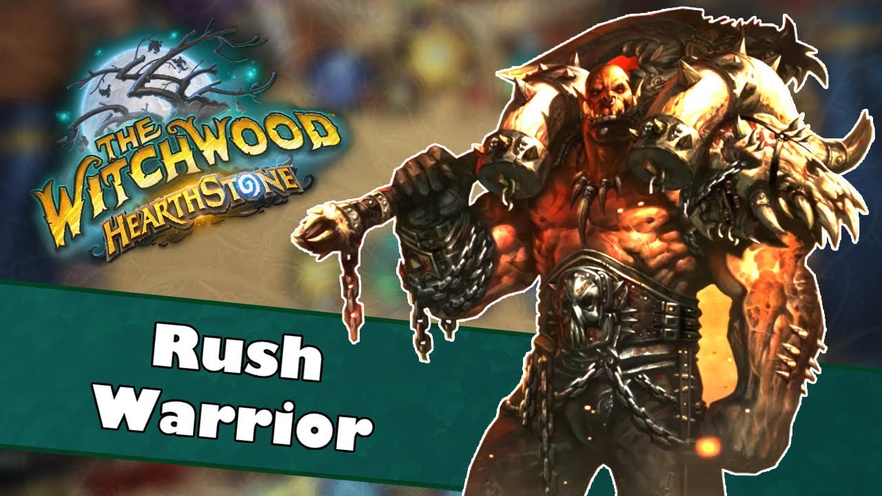 Rush Warrior | Hearthstone Deck Spotlight | Witchwood | ft Darius Crowley and New Rush Mechanic