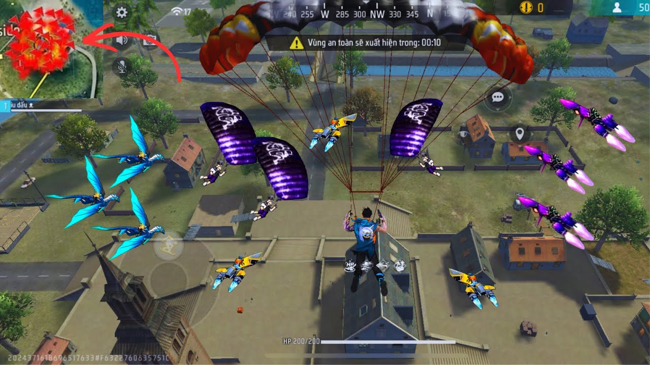 [ Free Fire ] Tổng hợp highlight đi leo rank Solo Squad 99% HeadShot