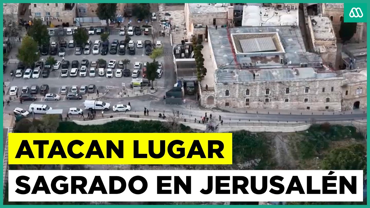 Impacto cerca de la muralla de la ciudad vieja de Jerusalén