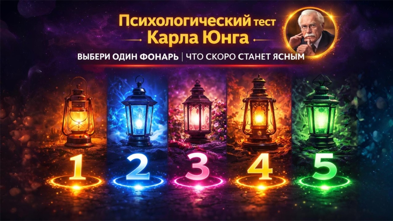 Психологический тест Карла Юнга выбери один фонарь | что скоро станет ясным