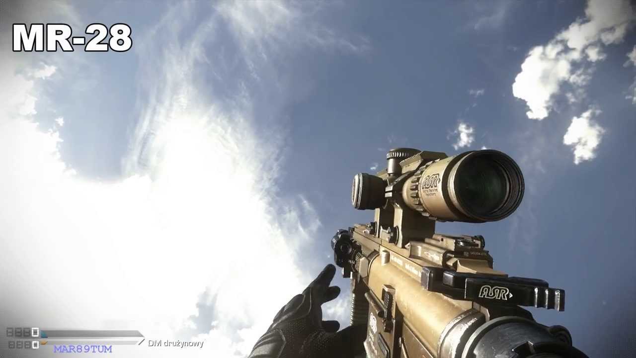 Call Of Duty Ghosts All Weapons In Slow Motion [ FULL HD, MAX DETAILS, DX 11, COD GHOSTS]