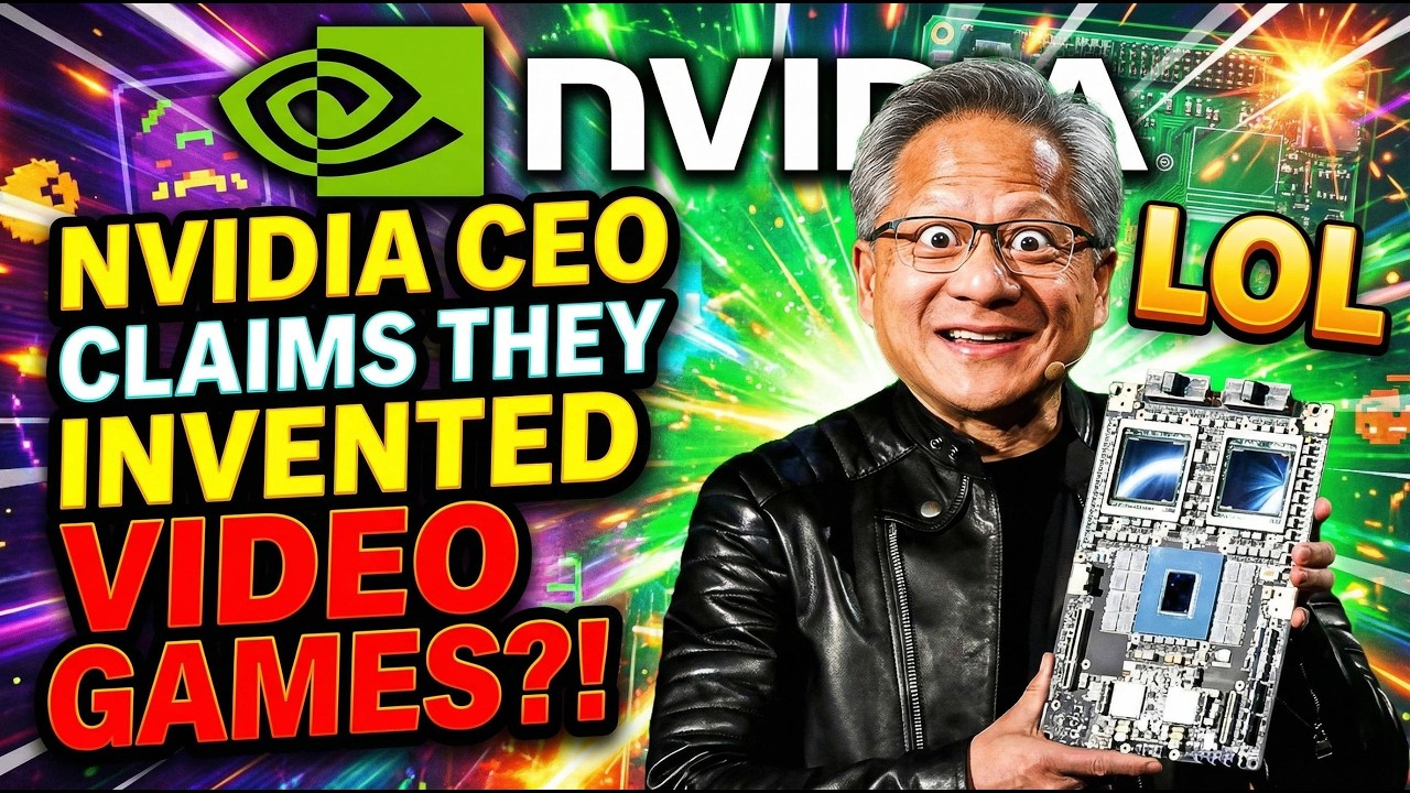 NVIDIA CEO Takes Credit for CREATING Video Game Industry?!