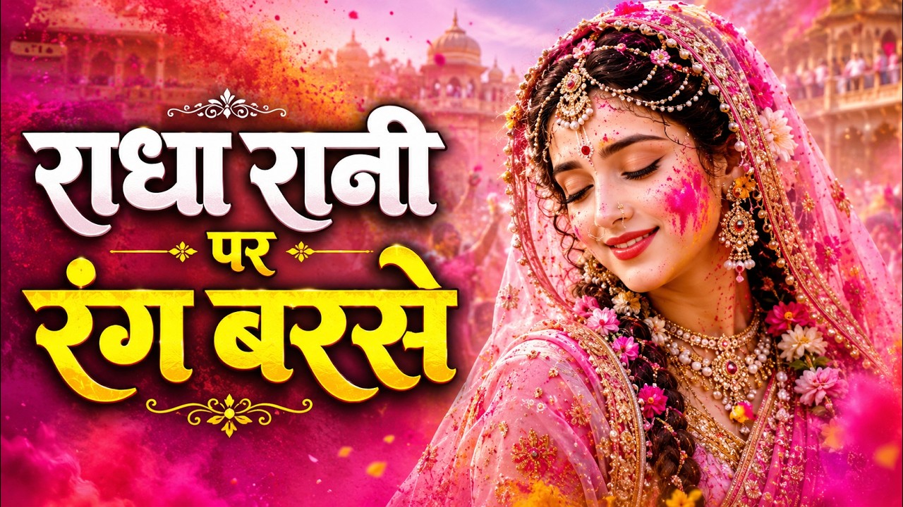 Rang Barse Song | Holi Song 2026 | रंग बरसे | Latest Holi Bhajan 2026 | Radha Krishna Holi Song