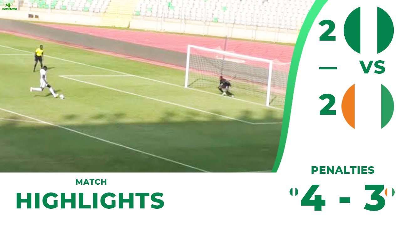 NIGERIA🇳🇬 VS 🇨🇮IVORY COAST (2 -2)&bull;(4-3) ON PENALTY SHOOTOUTS & MATCH HIGHLIGHTS-2026 WAFUB U20 CHAM