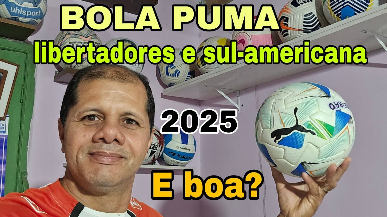 Minha opinião sobre a bola puma copa libertadores e sul-americana 2025