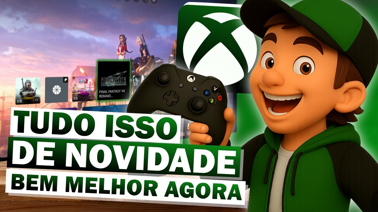 CHEGOU! Atualização PESADA do Xbox: MELHORIAS e NOVIDADES!
