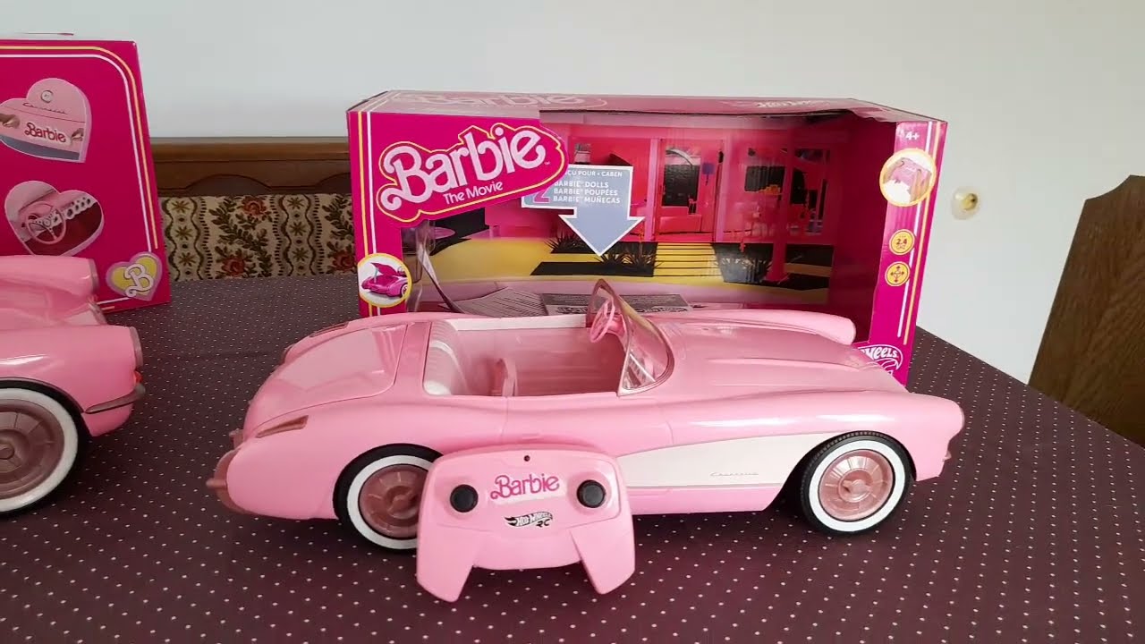 Barbie  Signature The Movie Corvette & Hot Wheels Barbie RC Corvette