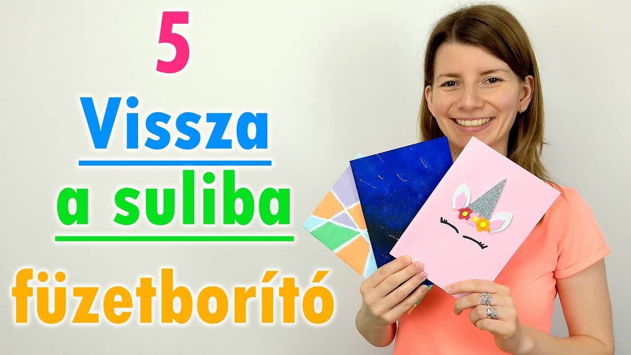 Vissza a suliba - 5 füzetborító ötlet | Manó kuckó