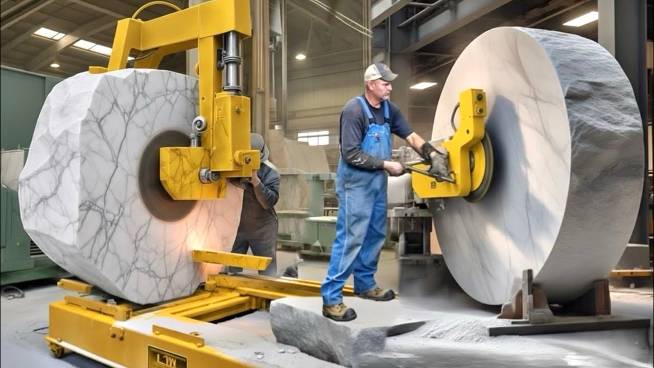 ‘Incredible Mountain Manufacturing | Truck Loading & Marble Making Process