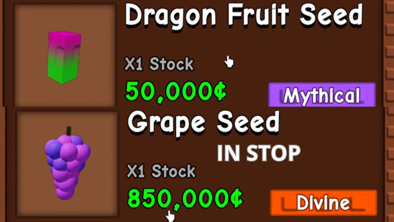 CORRAN! Nuevas semillas Ahora en Grow a Garden No se lo Pueden Perder
