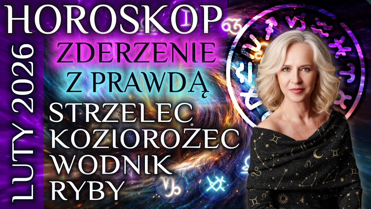 LUTY 2026. Horoskop dla: RYBY, WODNIK, Koziorożec, STRZELEC.