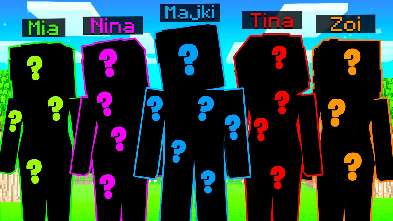 Zmieniliśmy NASZE SKINY PO 5 LATACH w Minecraft! (Zoi, Tina, Majki, Mia)