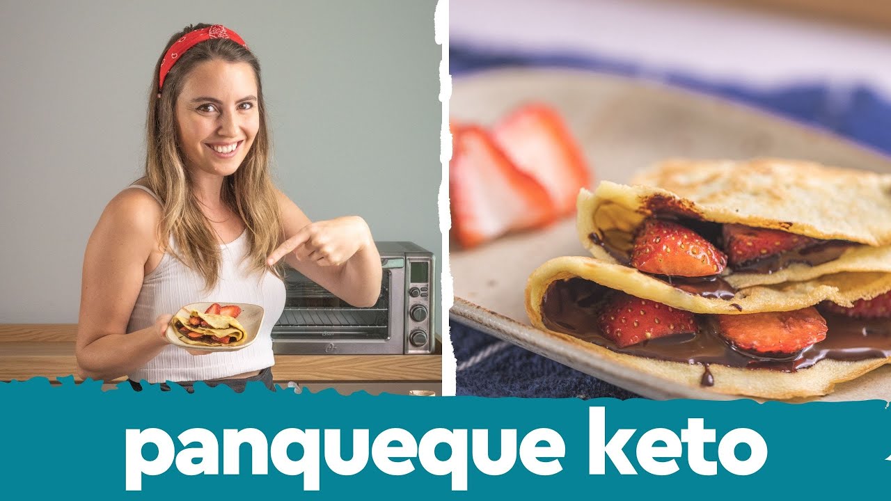 Este PANQUEQUE KETO es delicioso y muy fácil de hacer