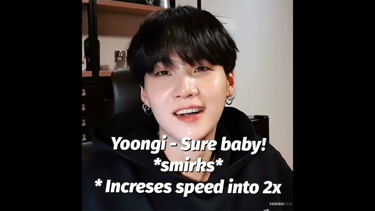 BTS IMAGINE : When you tell him to slow down #btsimagine #btsreaction #btsff