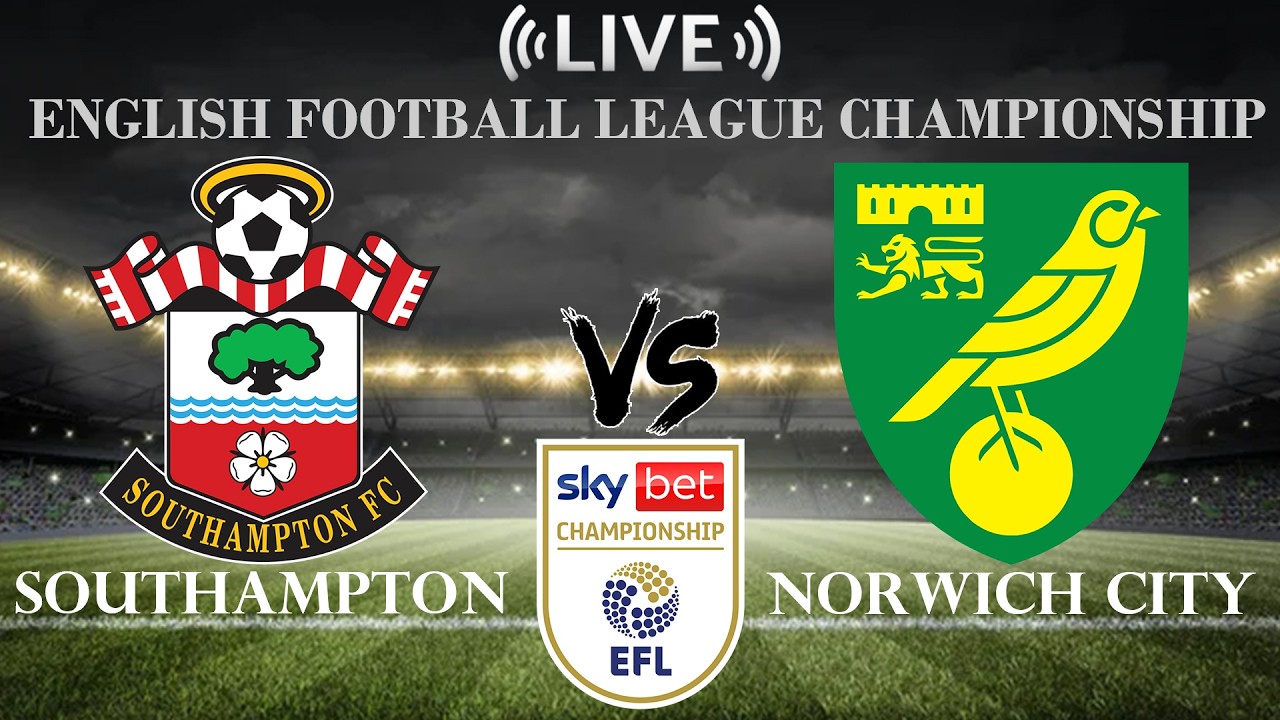 🔴Southampton vs Norwich City | English Football League Championship | Live Score