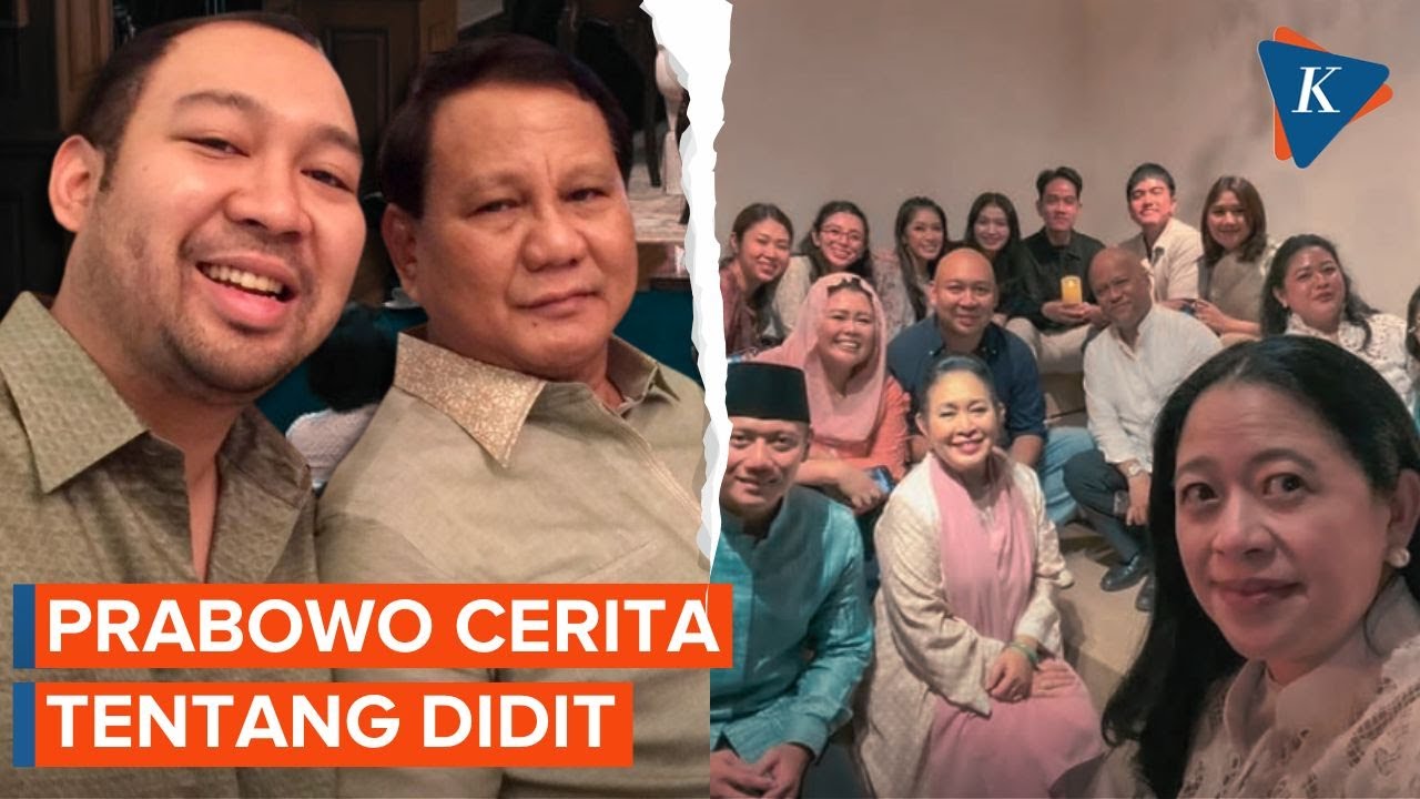 Blak-blakan! Prabowo Bicara Tentang Sosok Didit Hediprasetyo