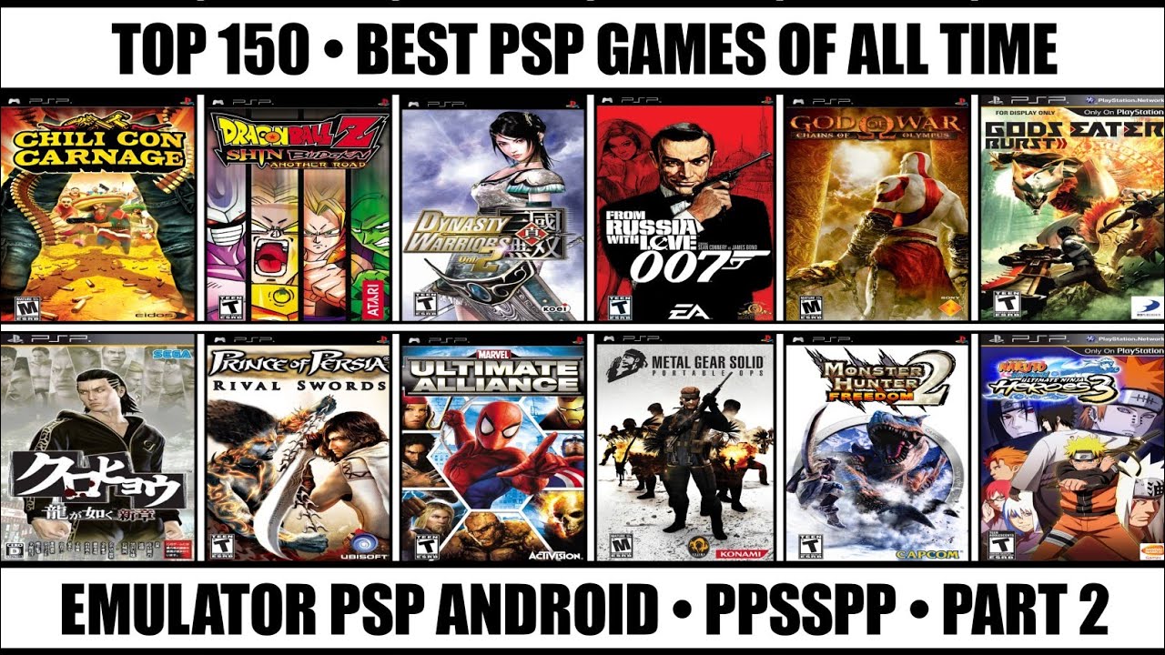 150 лучших игр для PSP всех времён | Лучшие игры для PSP | Эмулятор PSP для Android / Часть 2