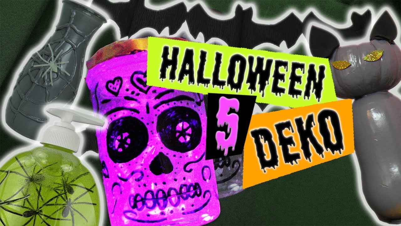 5 Halloween Deko selber machen deutsch | Zimmer dekorieren, Party Dekoration | Tipps DIY Inspiration
