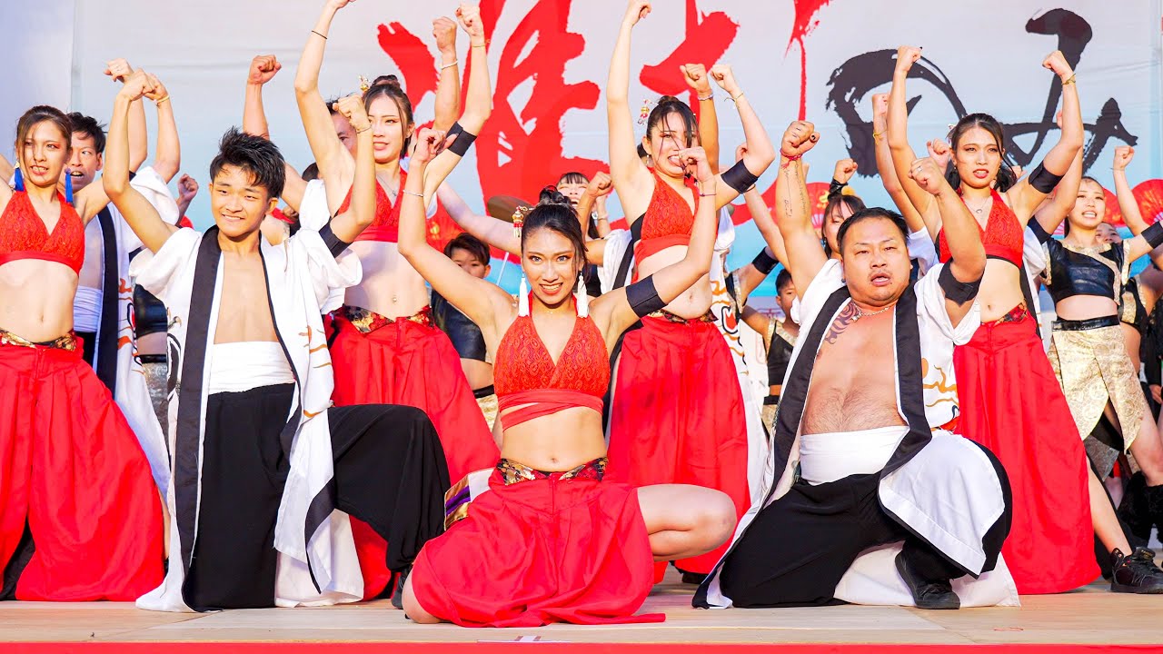 [4K] 関西京都今村組　ふくこいアジア祭り2023 日曜日 (中央)