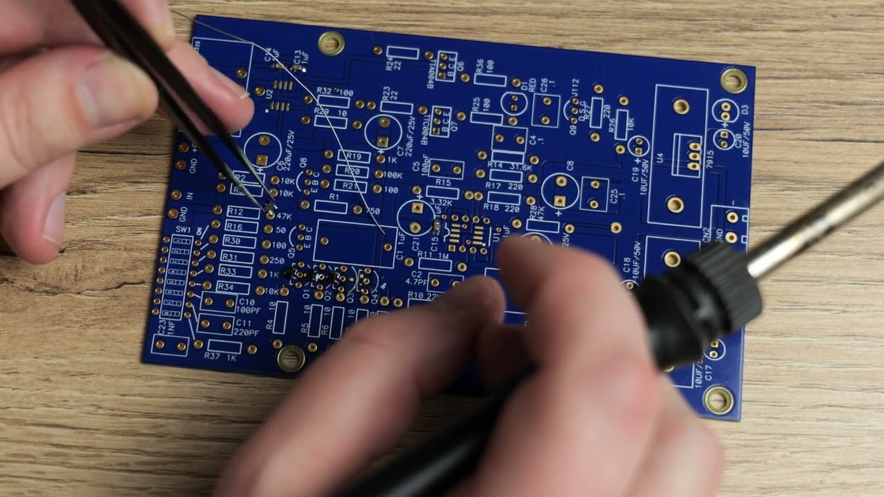 Учебное пособие по пайке SMD-компонентов с помощью DIYaudio.com Pearl 3