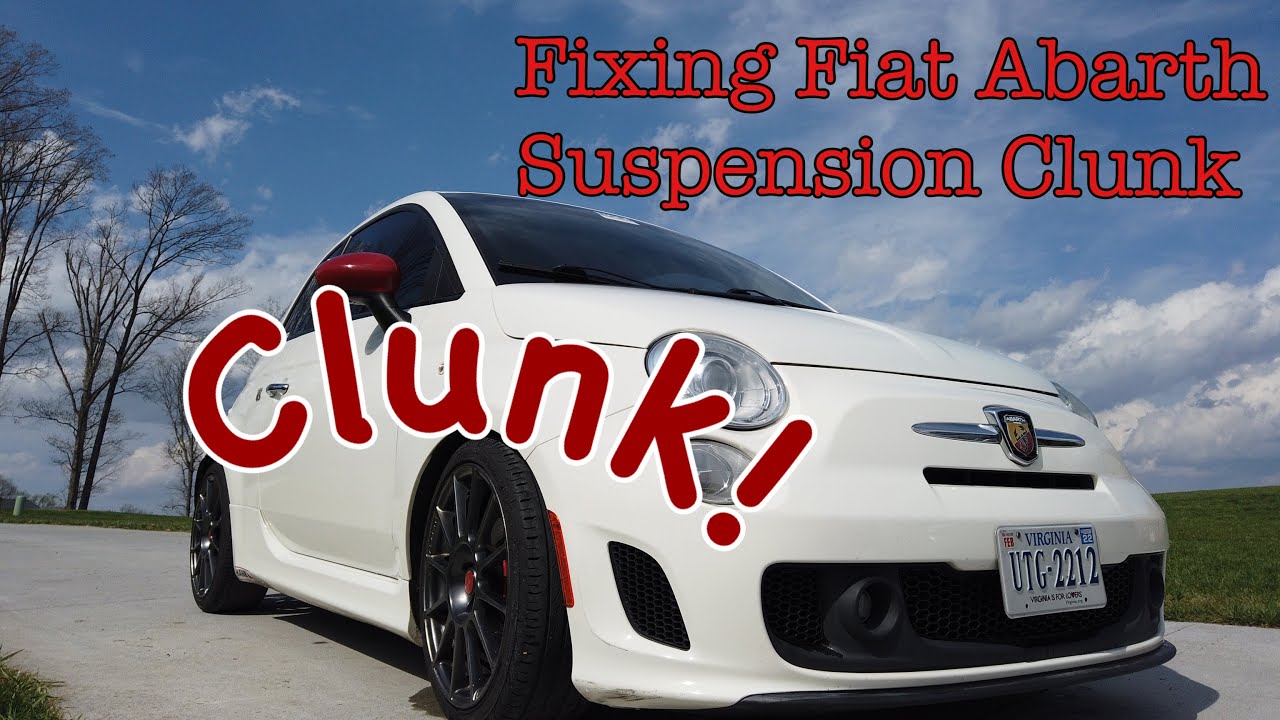 Устранение стука в подвеске Fiat 500 Abarth