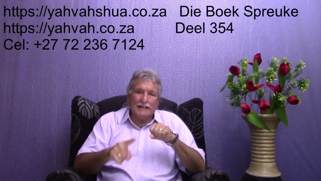 Die Boek Spreuke Deel 354 Ontbyt met Prof Hannes Week 08 2026