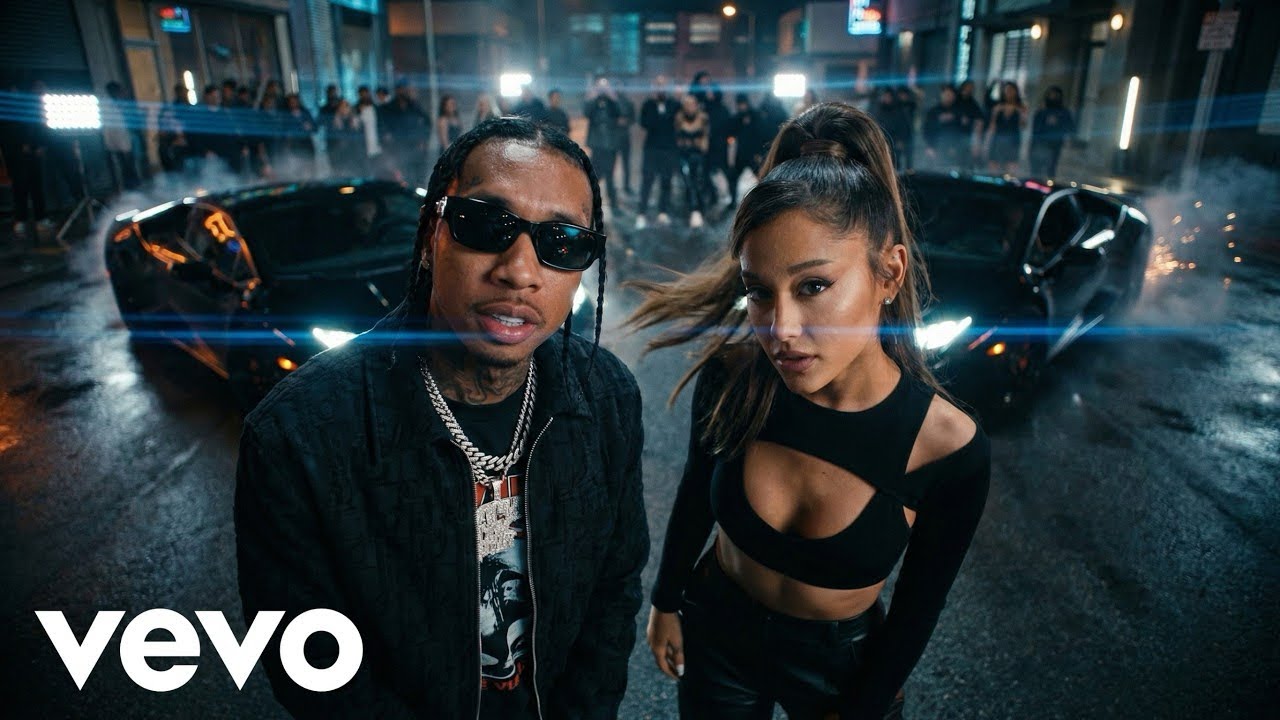 City on Lock – Tyga x Ariana Grande 🔒🌃 | Lyrics Video