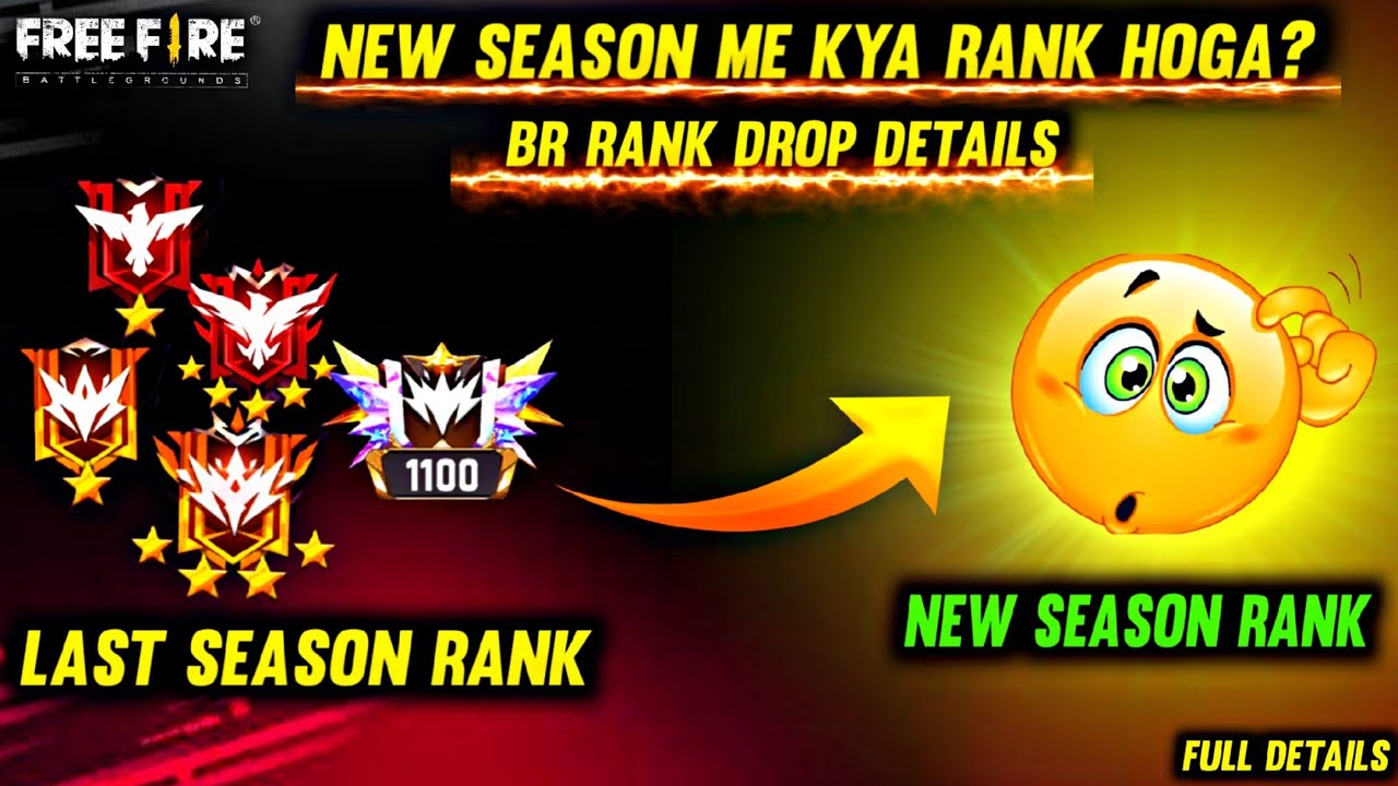 Br Rank New Season Rank Drop Score Details 2024🔥 || Br Rank Season 41 me Kya Rank Hoga 2024🤔 ||