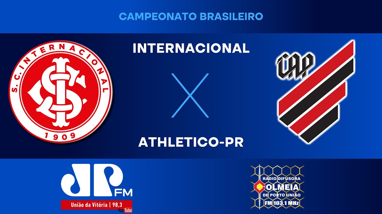 Internacional X Athletico-PR - AO VIVO - 28/01/2026 - Campeonato Brasileiro