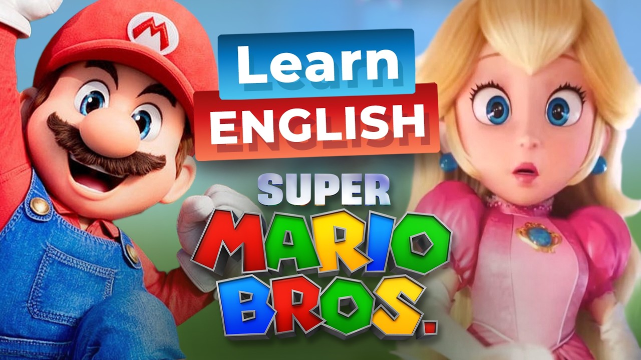Learn English with the SUPER MARIO MOVIE &mdash; Mario Meets Princess Peach