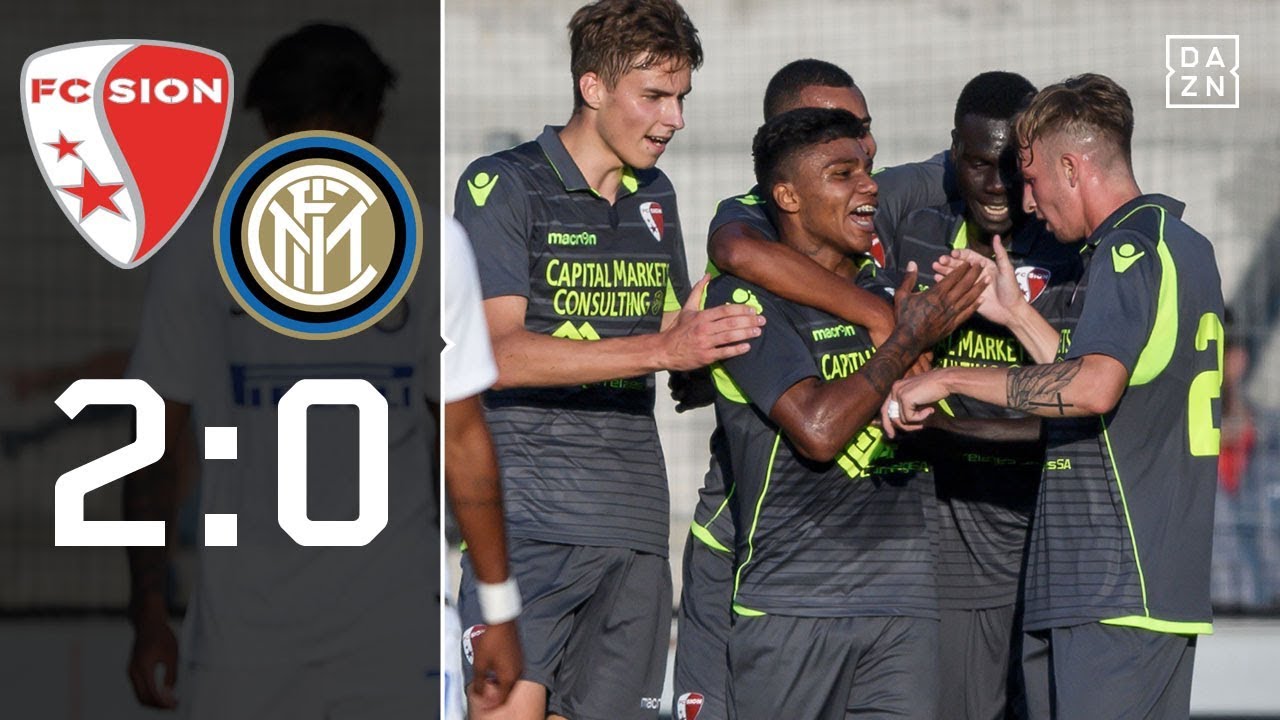Erschöpfte Mailänder unterliegen Sion: FC Sion - Inter Mailand 2:0 | Highlights | DAZN