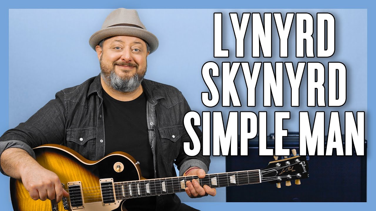 Урок игры на гитаре Lynyrd Skynyrd Simple Man + обучающее видео