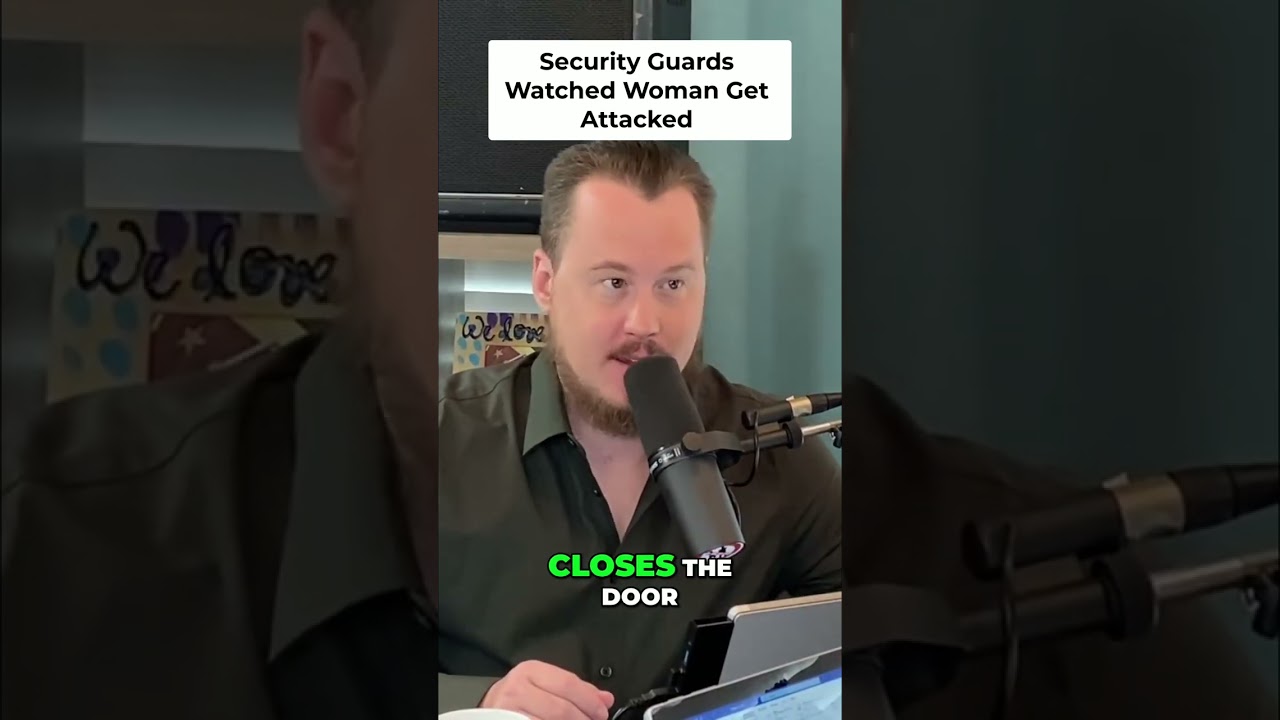 Security Guards Witness Attack, Do NOTHING! Shocking Footage #shorts