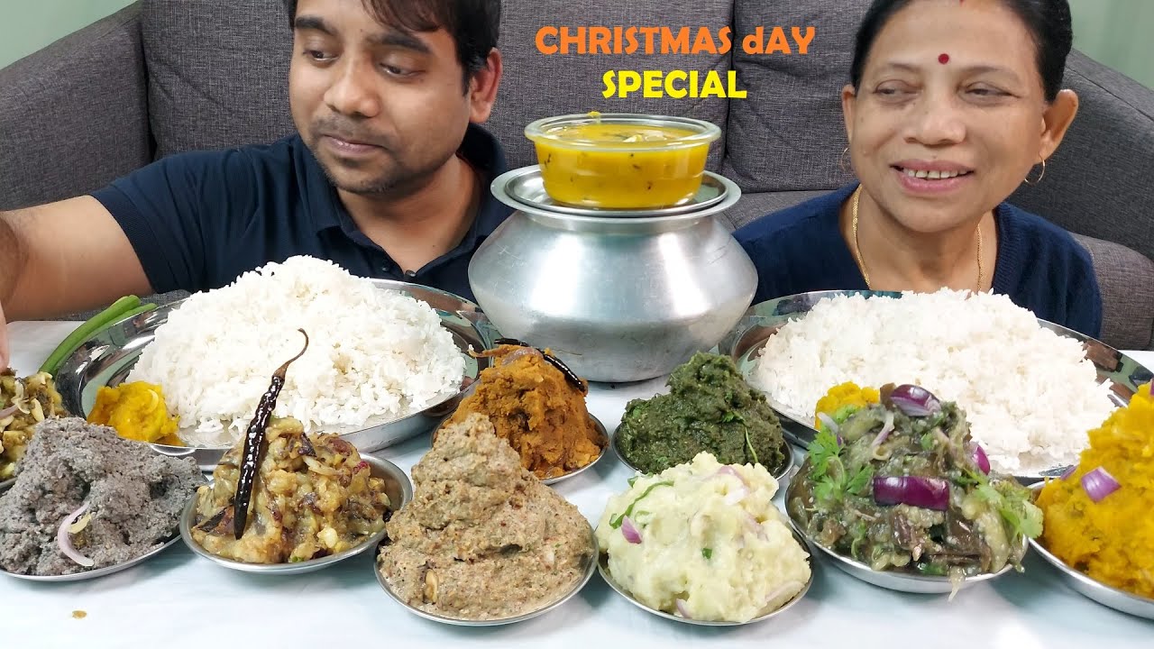 Christmas Day Special Food Eating Show