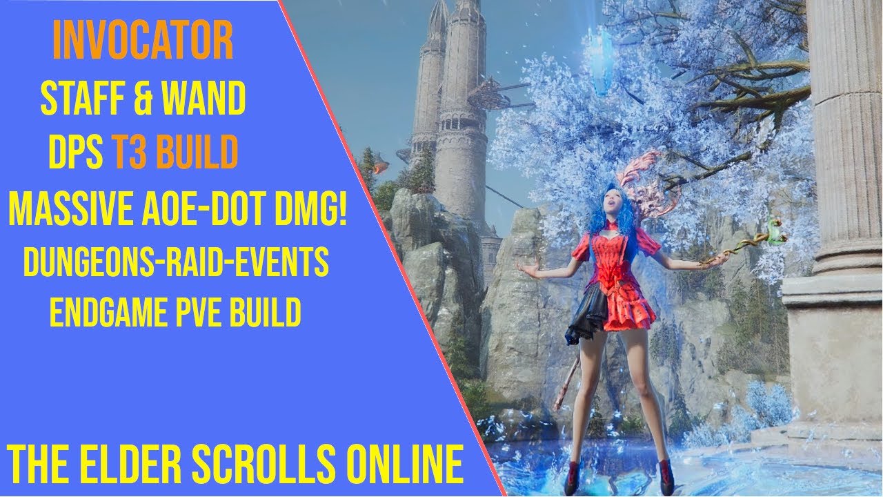 Powerful Staff and Wand DPS T3 Build for Throne and Liberty - Invocator TL Build