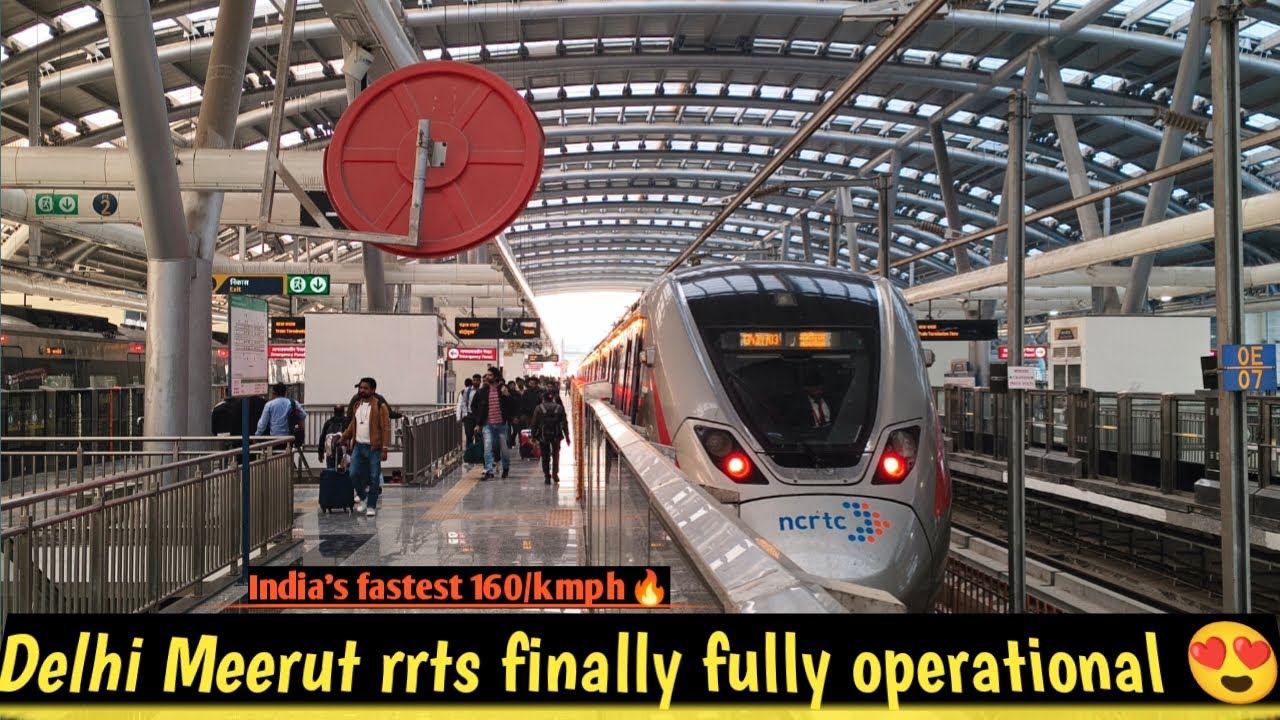 Delhi Meerut rrts finally fully operational 😍 | Exclusive ride experience in namo Bharat train