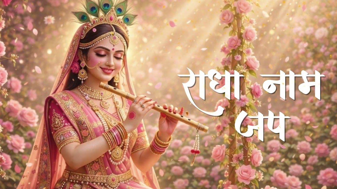 Radha Naam Jap | मन को शांति देने वाला भक्ति जाप | Radha Naam Dhara