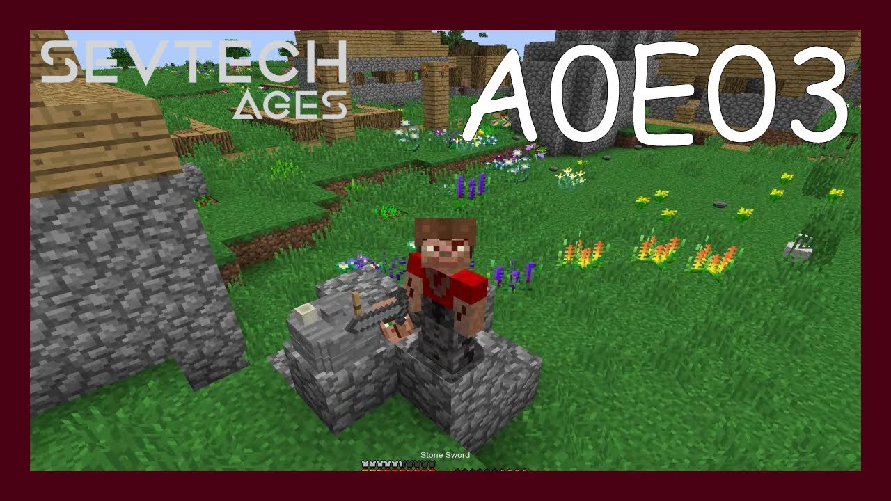 Sevtech Ages 3.11 Lets Play - How to get antique atlas and farmland