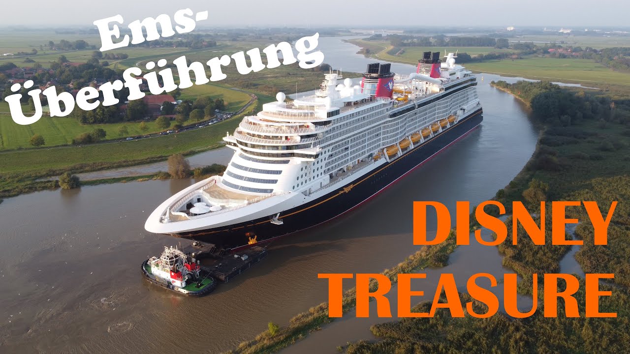 Ems Passage DISNEY TREASURE - Sonnige Ems-Überführung des neuen DISNEY-Riesen am 18.09.2024