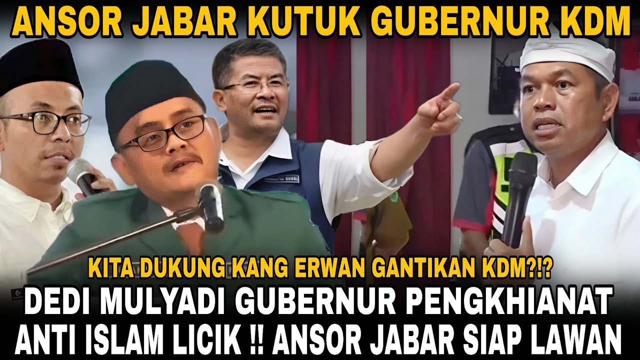 SERANG GUBERNUR!! KETUA ANSOR JABAR DIPERMALUKAN KDM DIEPAN RIBUAN WARGA, KPANASN DANA HIBAH DI STOP