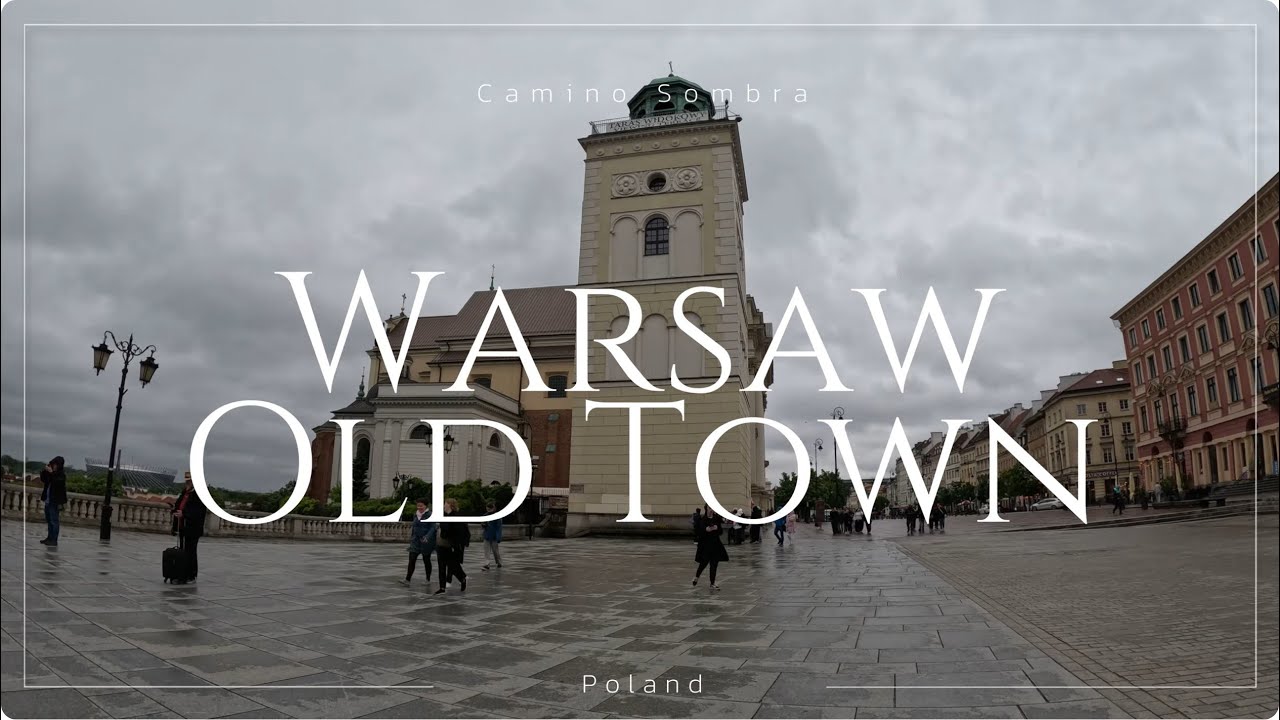 Warsaw Old Town, Poland Walking Tour [4K]