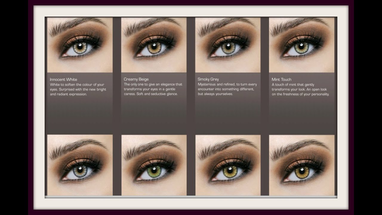 Desio Contacts Demo (ALL 8 COLORS on Dark Eyes)