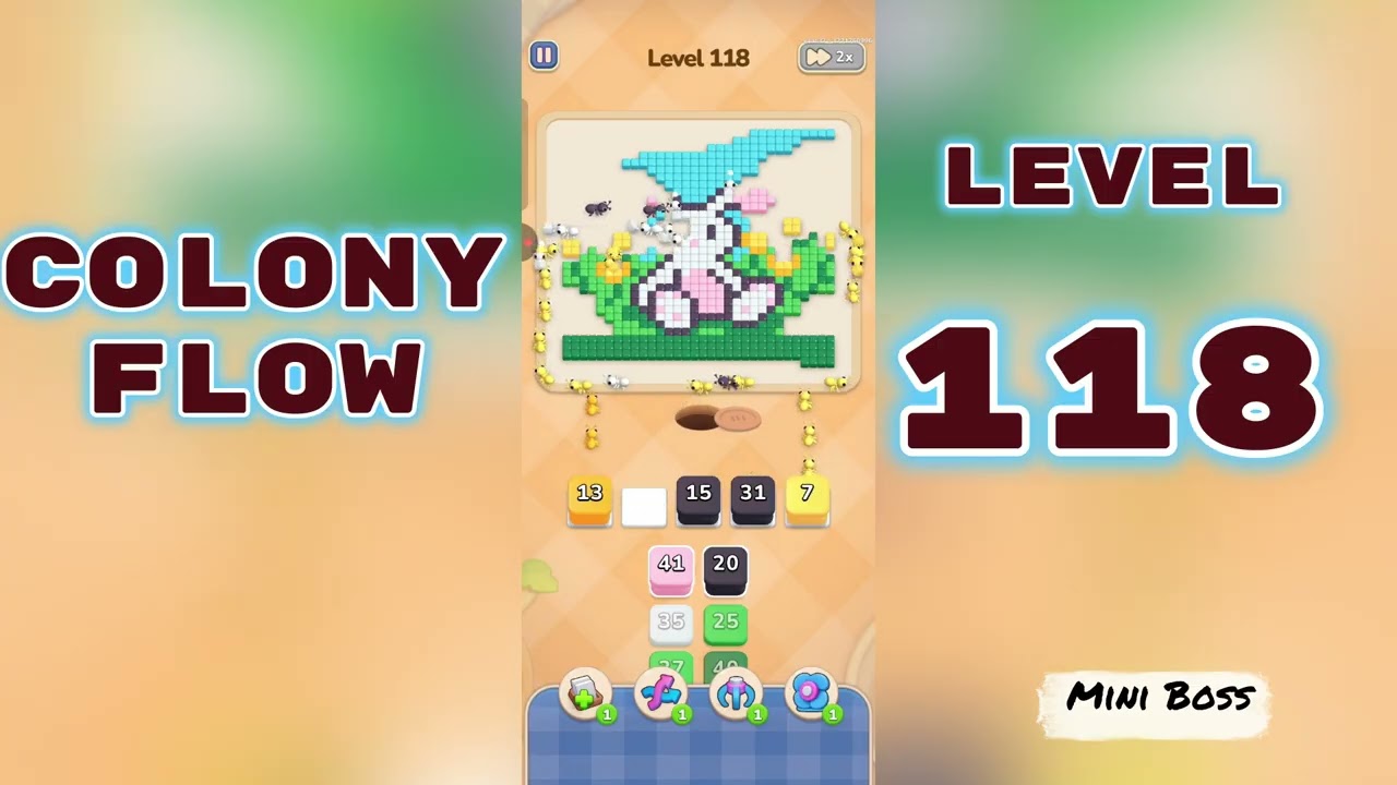 Colony Flow Level 118 Walkthrough 🐜 | Ant Colony Puzzle Gameplay | Mini Boss